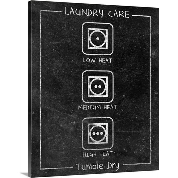 Great BIG Canvas | "Laundry Care I" Canvas Wall Art - 24x30