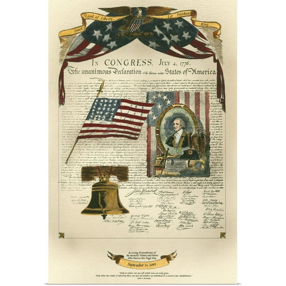 Great BIG Canvas | "Let Freedom Ring II" Art Print - 32x48