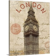Great BIG Canvas | "Letter from London" Canvas Wall Art - 16x20