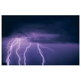 thumbnail image 1 of Great BIG Canvas | "Lightning And Thunderclouds" Art Print - 30x20, 1 of 4