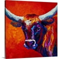 thumbnail image 1 of Great BIG Canvas | "Longhorn Steer" Canvas Wall Art - 24x24, 1 of 2