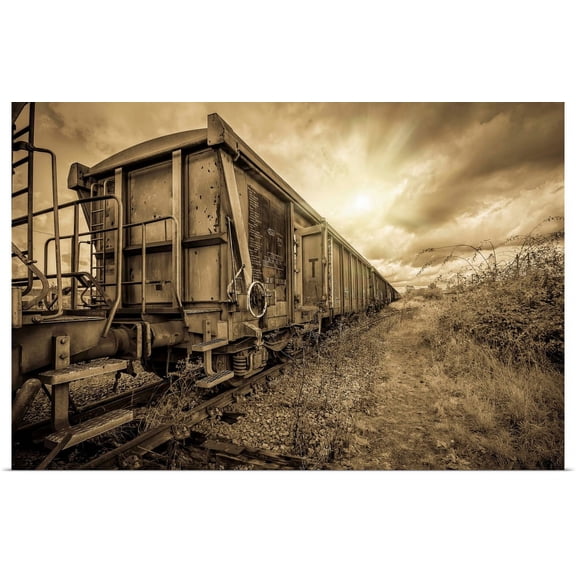 Great BIG Canvas | "Lost Train" Art Print - 30x20
