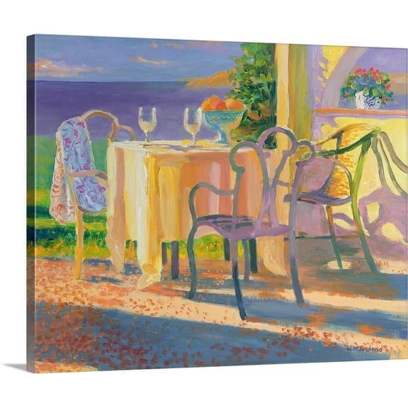 Great BIG Canvas | "Med Evening" Canvas Wall Art - 20x16