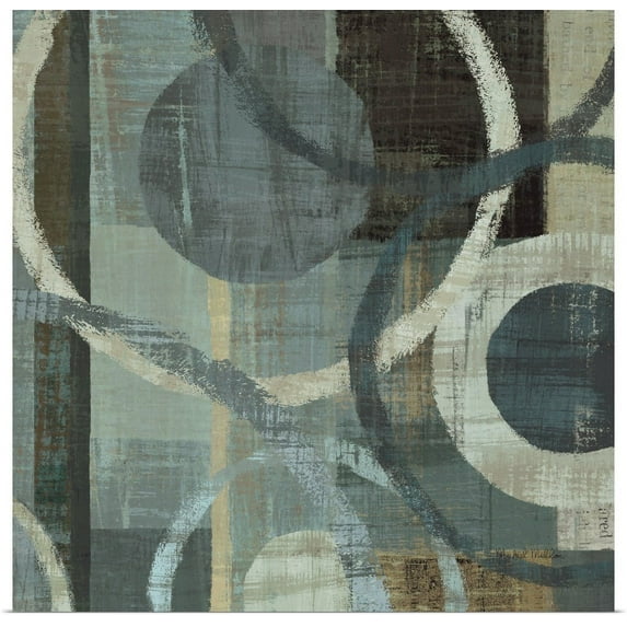 Great BIG Canvas | "Metalic Tranquility II" Art Print - 20x20