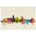 thumbnail image 1 of Great BIG Canvas | "Miami Florida Skyline" Art Print - 36x24, 1 of 4