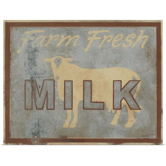 Great BIG Canvas | "Milk" Art Print - 20x16