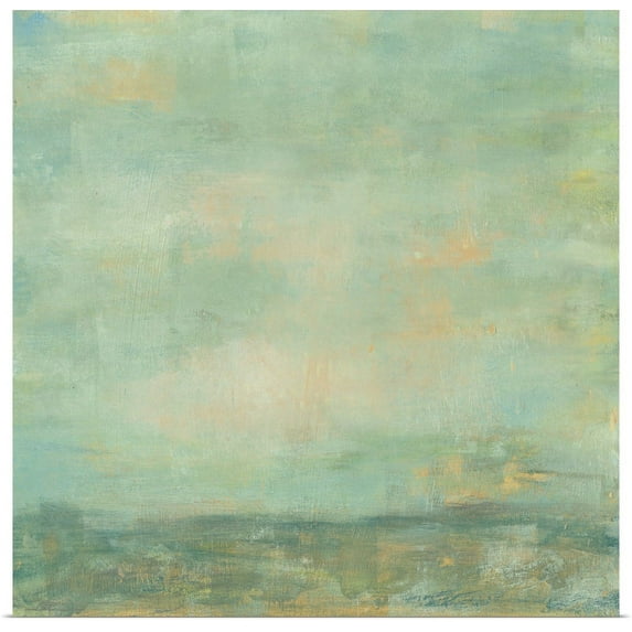 Great BIG Canvas | "Mint Sky I" Art Print - 20x20