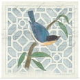 thumbnail image 1 of Great BIG Canvas | "Monument Etching Tile I Blue Bird" Art Print - 30x30, 1 of 4