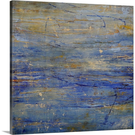 Great BIG Canvas | "Moonlit Harbor" Canvas Wall Art - 30x30