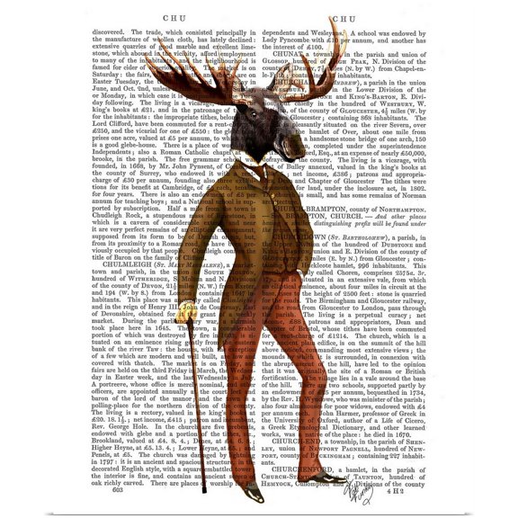 Great BIG Canvas | "Moose In Suit Full" Art Print - 24x30