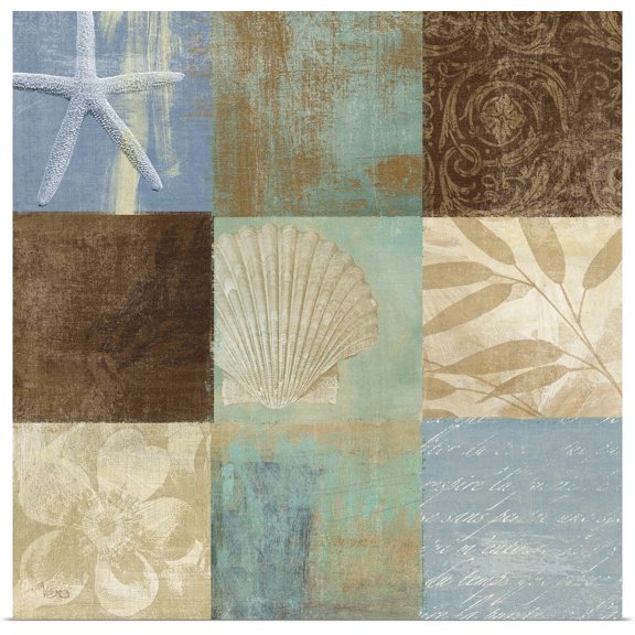 Great BIG Canvas | "Mosaic Spa I" Art Print - 30x30