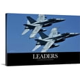 thumbnail image 1 of Great BIG Canvas | "Motivational Poster: Two F/A-18C Hornets in flight" Canvas Wall Art - 36x24, 1 of 2