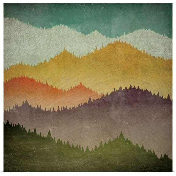 Great BIG Canvas | "Mountain View" Art Print - 30x30