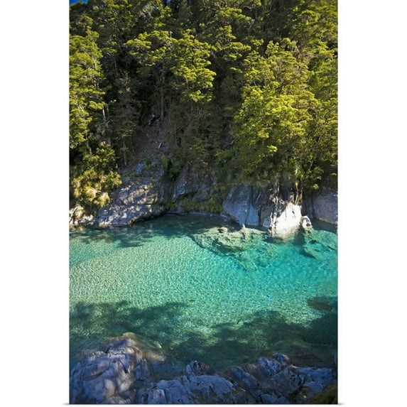 Great BIG Canvas | "Mt Aspiring National Park, New Zealand. The emerald lakes" Art Print - 20x30