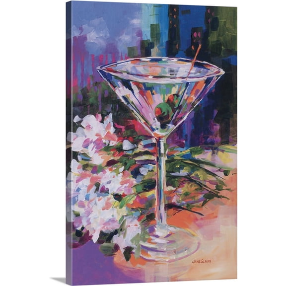 Great BIG Canvas | "N.Y. Martini" Canvas Wall Art - 20x30