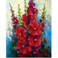 thumbnail image 1 of Great BIG Canvas | "New Hollyhocks" Art Print - 16x20, 1 of 4