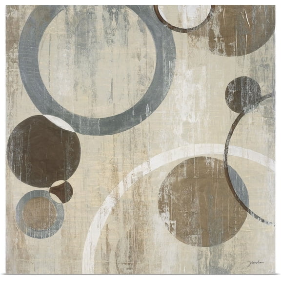 Great BIG Canvas | "Orlando Mod Circles I" Art Print - 30x30