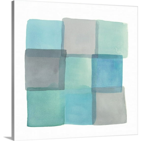 Great BIG Canvas | "Overlap II" Canvas Wall Art - 24x24