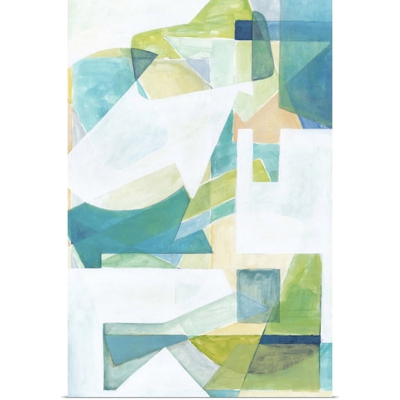 Great BIG Canvas | "Overlay Abstract I" Art Print - 32x48