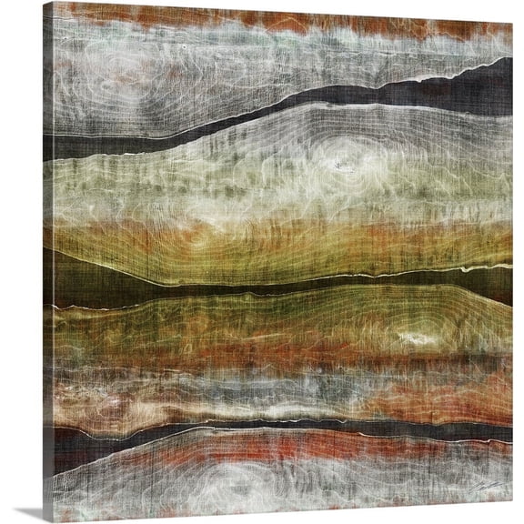 Great BIG Canvas | "Painted Live Edge I" Canvas Wall Art - 16x16