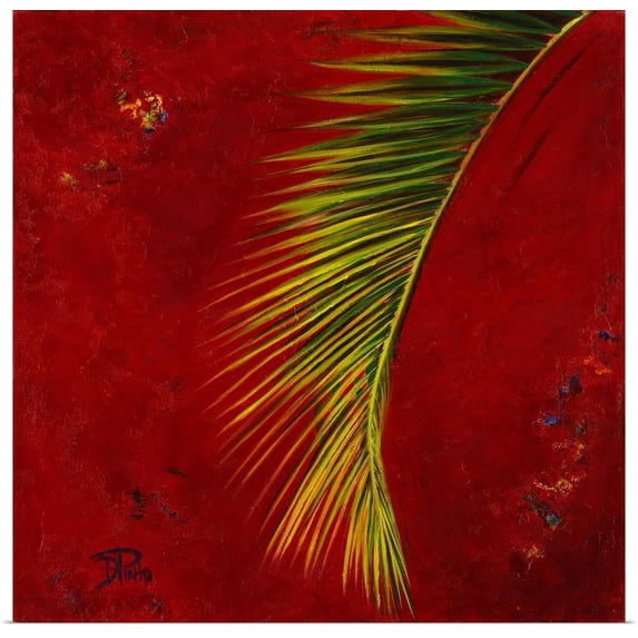 Great BIG Canvas | "Palmas En Fuego II" Art Print - 16x16