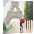 thumbnail image 1 of Great BIG Canvas | "Paris Romance II" Canvas Wall Art - 16x16, 1 of 2