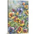 thumbnail image 1 of Great BIG Canvas | "Picture Perfect Pansies" Canvas Wall Art - 32x48, 1 of 2