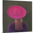 thumbnail image 1 of Great BIG Canvas | "Pink Hat, 2014" Canvas Wall Art - 24x24, 1 of 2