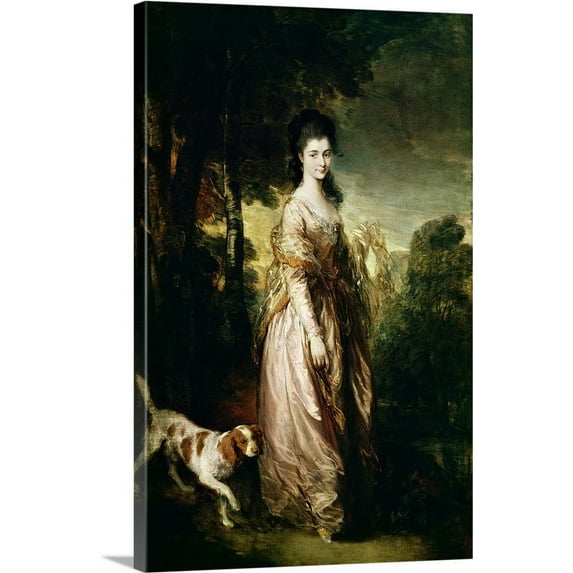 Great BIG Canvas | "Portrait of Mrs. Lowndes Stone (1758 1837) c.1775" Canvas Wall Art - 20x30