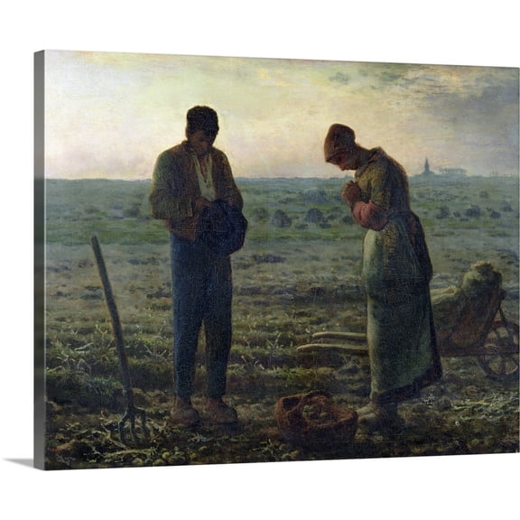 Great BIG Canvas | Premium Thick-Wrap Canvas entitled The Angelus, 1857 59