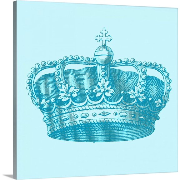 Great BIG Canvas | "Prince Crown II" Canvas Wall Art - 20x20