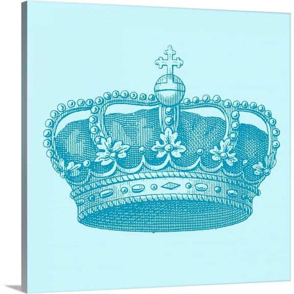 Great BIG Canvas | "Prince Crown II" Canvas Wall Art - 24x24