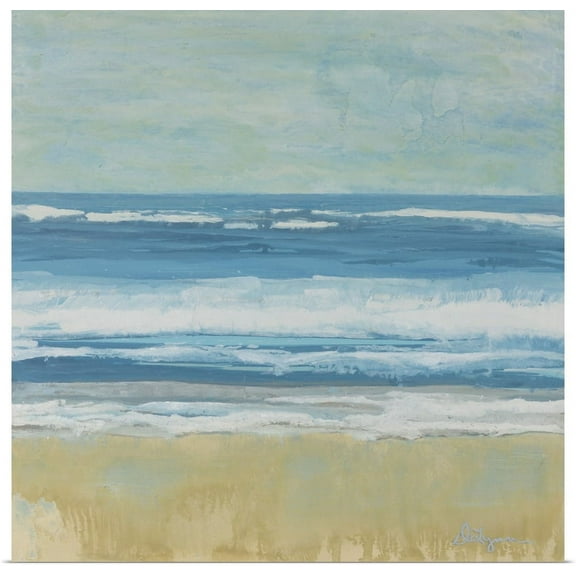 GBC | "Puddle Beach" Art Print - 30x30