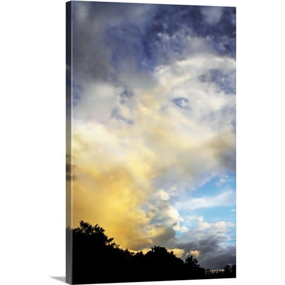 Great BIG Canvas | "Rainbow Cloud 1" Canvas Wall Art - 32x48