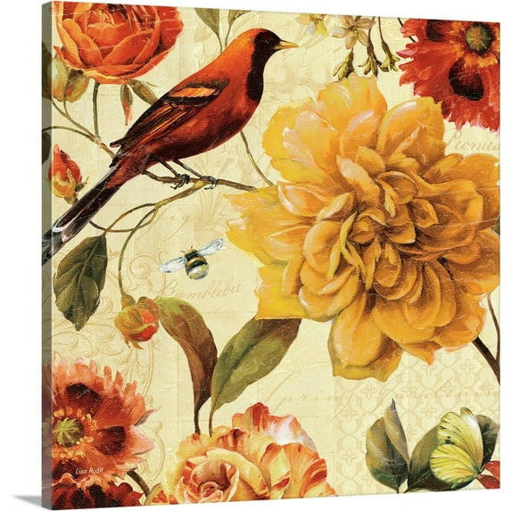 Great BIG Canvas | "Rainbow Garden Spice II" Canvas Wall Art - 30x30