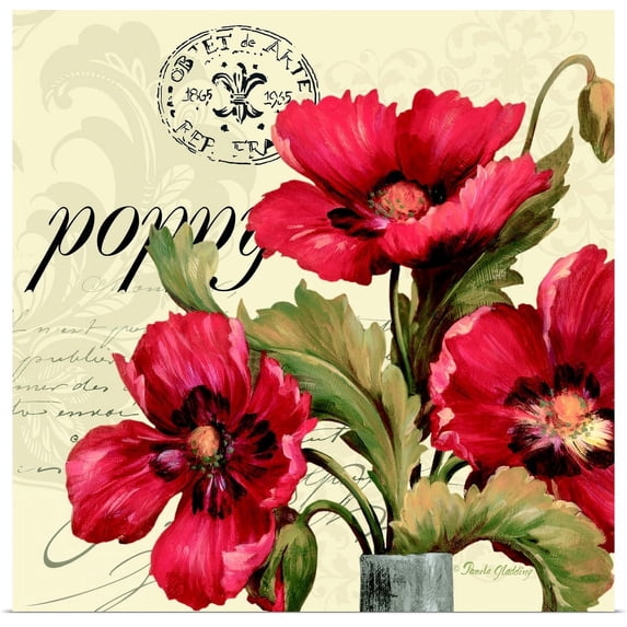 Great BIG Canvas | "Red " Art Print - 16x16