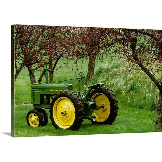Great BIG Canvas "Restored 1940 John Deere model tractor" Canvas Wall Art 30x20