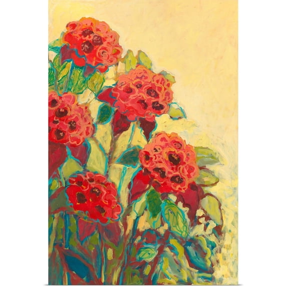 Great BIG Canvas | "Rhodies in Red" Art Print - 32x48