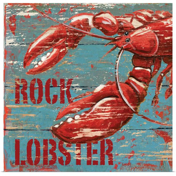 Great BIG Canvas | "Rock Lobster" Art Print - 20x20