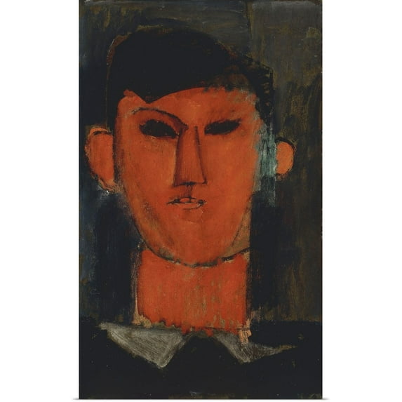 Great BIG Canvas | Rolled Amedeo Modigliani Poster Print entitled Portrait of Picasso; Ritratto di Picasso, 1915