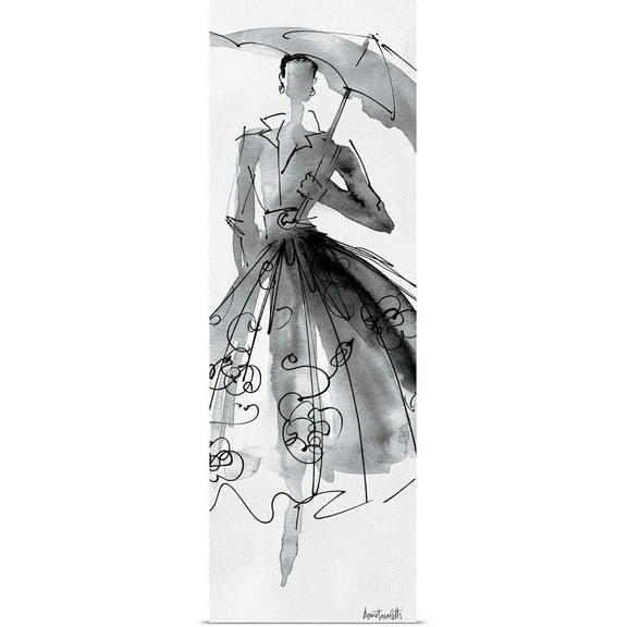 Great BIG Canvas | Rolled Anne Tavoletti Poster Print entitled Fashion Sketchbook VI