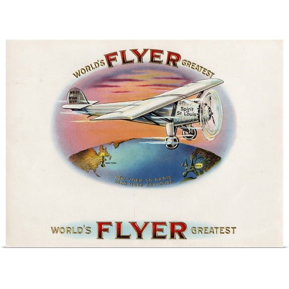 Great BIG Canvas | Rolled Art of the Cigar Poster Print entitled Flyer