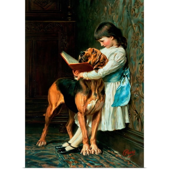 Great BIG Canvas | Rolled Briton (1840-1920) Riviere Poster Print entitled Naughty Boy, or Compulsory Education