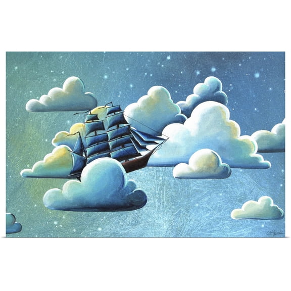 Great BIG Canvas | Rolled Cindy Thornton Poster Print entitled Astronautical Navigation