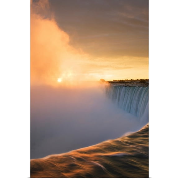Great BIG Canvas | Rolled Darwin Wiggett Poster Print entitled Horseshoe Falls, Niagara Falls, Ontario, Canada
