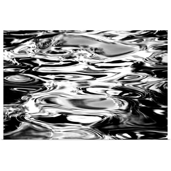 Great BIG Canvas | Rolled Dave Fleetham Poster Print entitled Hawaii, Maui, Abstract Water Reflection