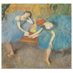 Great BIG Canvas | Rolled Edgar Degas Poster Print entitled Two Dancers at Rest or, Dancers in Blue, c.1898