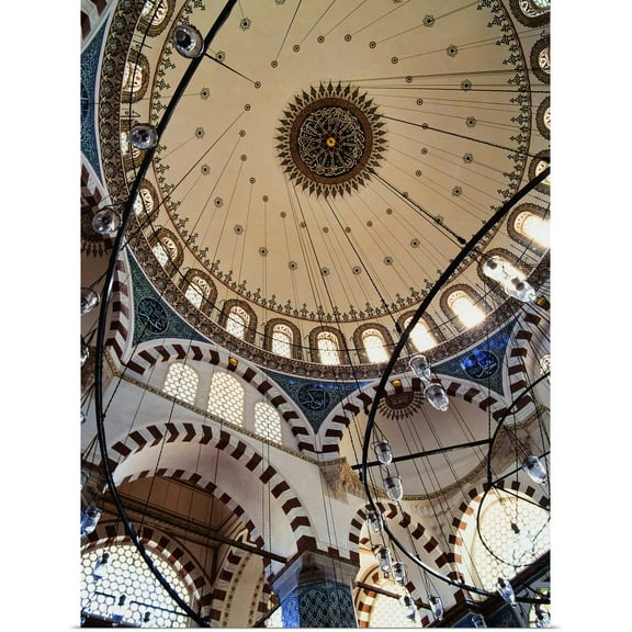 Great BIG Canvas | Rolled Ellen Rooney Poster Print entitled Domed Roof Of Rustem Pasa Mosque