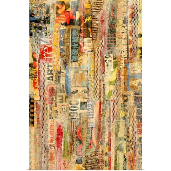 Great BIG Canvas | Rolled Erin Ashley Poster Print entitled Metro Mix II