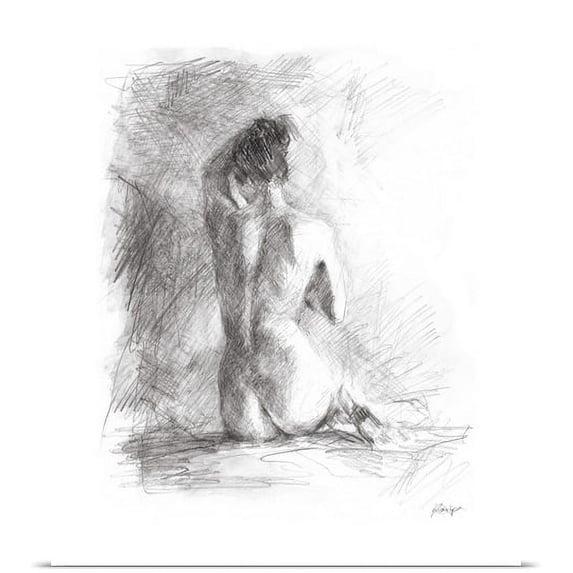 Great BIG Canvas | Rolled Ethan Harper Poster Print entitled Life Drawing I
